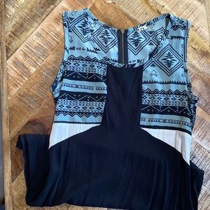 Geometric Print Tank Tunic